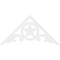 Ekena Millwork Pitch Austin Architectural Grade PVC Gable Pediment, 72"W x 36"H x 1"P (12/12) GPP072X036X100AUS - alternate 3